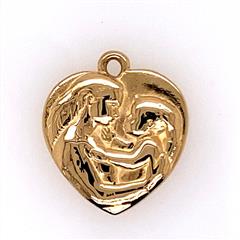 James Avery Tender Care Heart 14K Yellow Gold Charm